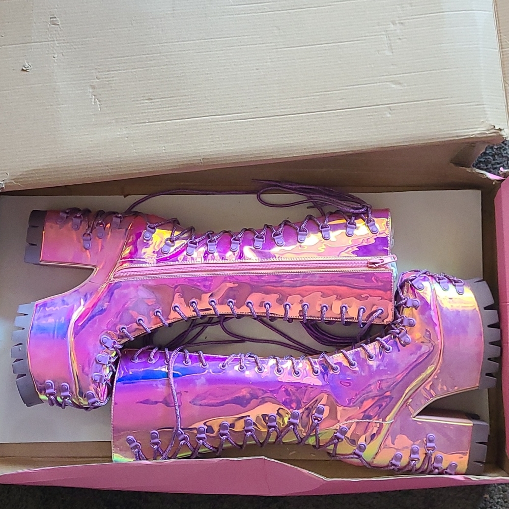 NEW in box Sugar Thrills Combat boots